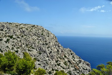  Beautiful sea bay and mountains on Cap Formentor