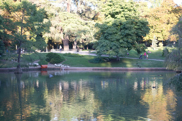 Fototapeta premium boat on river