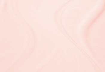 Closeup  elegant crumpled of pink silk fabric cloth background and texture. Luxury wedding background design.-Image.