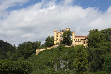 Fototapeta na wymiar castle in germany hohenschwangau
