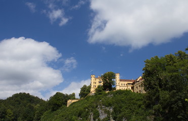 Fototapeta na wymiar castle in germany hohenschwangau