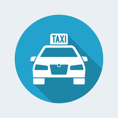 Taxi car flat icon