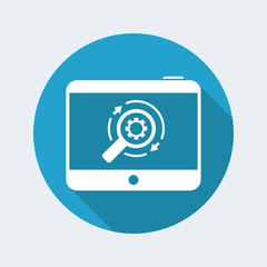 Continuous search process on tablet