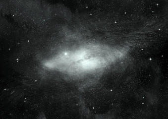 galaxy in a free space