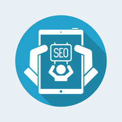 Seo services on tablet