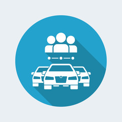 Car sharing icon