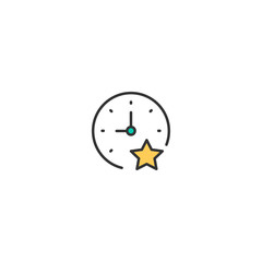 Stopwatch icon design. Interaction icon vector design