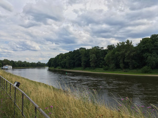 The Elbe river, Germany