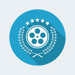 Film award symbol icon