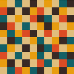 Seamless geometric background from squares.