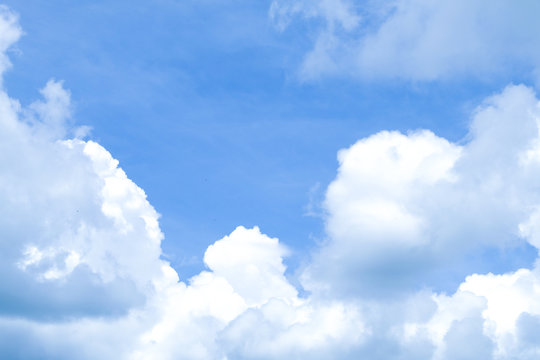 bule sky and white cloud