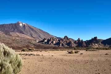 view of Teide volcano