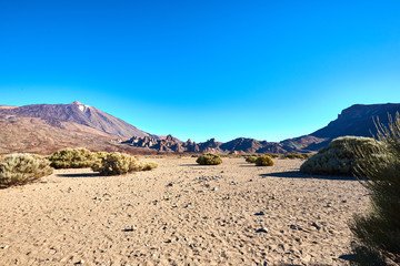 view of Teide volcano