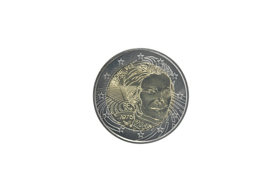Commemorative 2 euro coin of  France