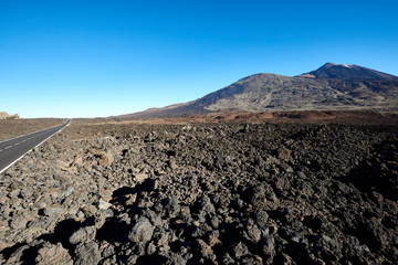 view of Teide volcano