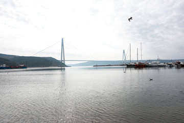 Yavuz Sultan Selim Bridge in Istanbul Bosphorus