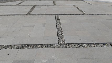 arranged marble and stone floors