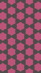 Ornate geometric pattern and two-tone abstract background