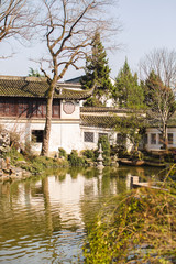 Fototapeta na wymiar Jardins traditionnels de Suzhou - Chine