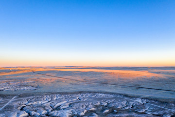 dusk over Colorado prairie