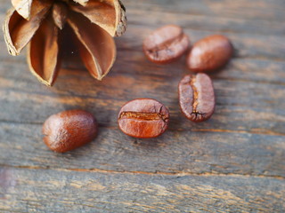 aroma coffee beans background