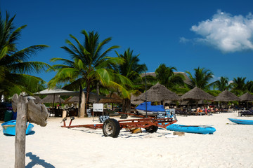 Amazing paradise ocean beach view People chilling on Zanzibar island