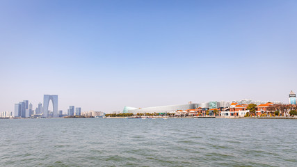 Fototapeta premium Moderne Suzhou à l'horizon - Chine 