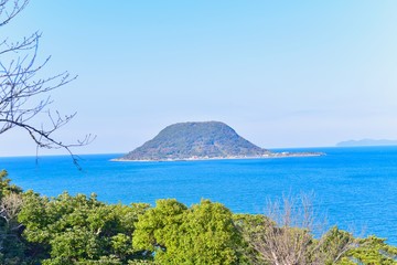 Fototapeta na wymiar Takashima Island Near Karatsu City, Saga Prefecture