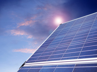 Solar energy panels eco power