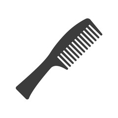 Comb icon on white background.
