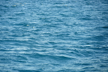 natural background of blue sea water surface