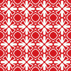 Star Ornament Bold Lining Formed Square Shield Related With Arabic Style Pattern Seamless