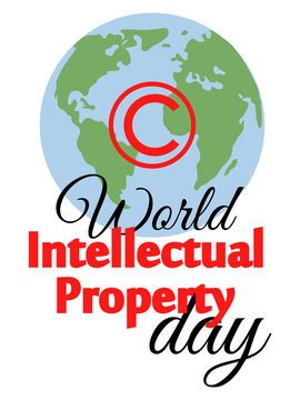 concept of protection of copyright, intellectual property in the form of an icon of copyright on the castle.