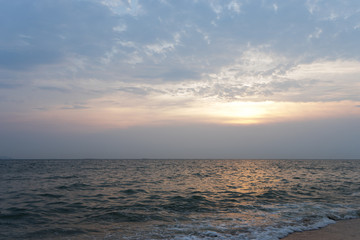 Fototapeta premium sunset over the sea