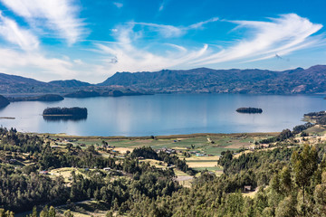 Laguna de Tota Lake  Boyaca in Colombia South America