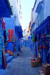Fototapeta na wymiar Traditional moroccan architectural details in Chefchaouen Morocco, Africa. Chefchaouen blue city in Morocco.