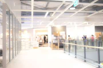 Blurred background, Blur store with people and bokeh light, business background