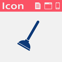 Toilet Plunger vector icon