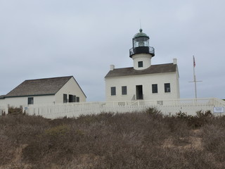 Fototapeta na wymiar Point Loma lighthouse