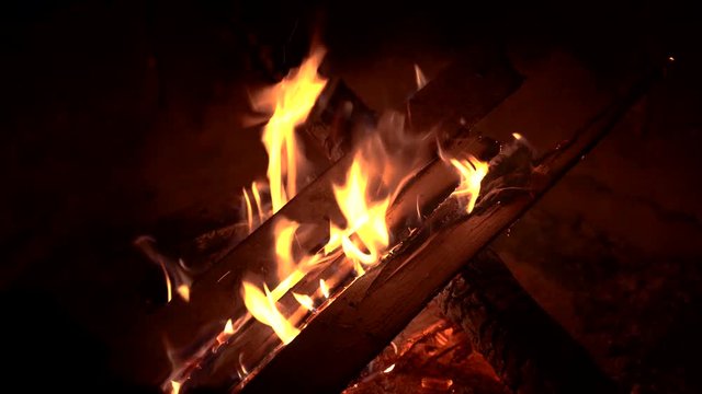 Campfire at Night