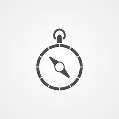 Compass vector icon sign symbol