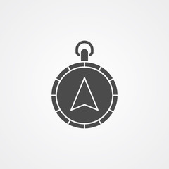 Compass vector icon sign symbol