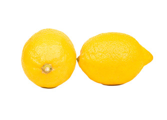 Two lemon fruits