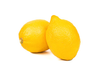 Two lemon fruits