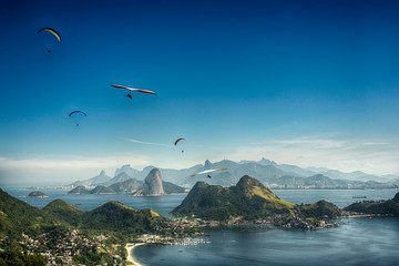 Paisagens do Rio de janeiro, montanha e mar