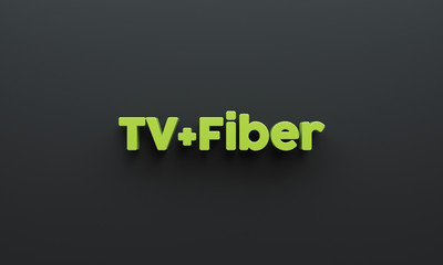 Ultra Pack green letters. TV+Fiber.