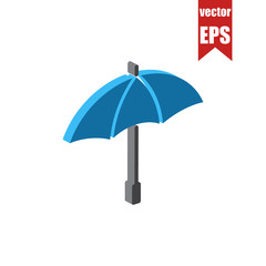 Umbrella isometric icon.Vector illustration.