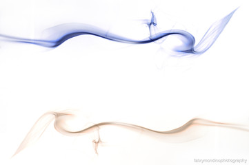 abstract lines of incense smoke