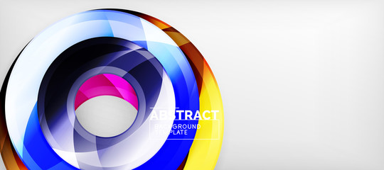 Fototapeta premium Modern geometrical abstract background, vector design