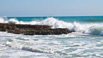 Wonderful Algarve beach near Albufeira in Portugal